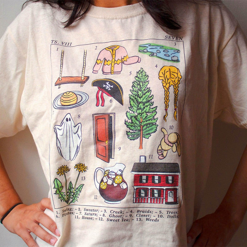 Taylor Swift Folklore Seven Tee