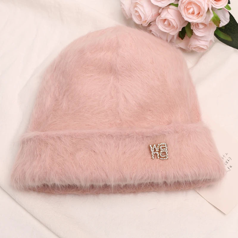 Rabbit Fur Beanies