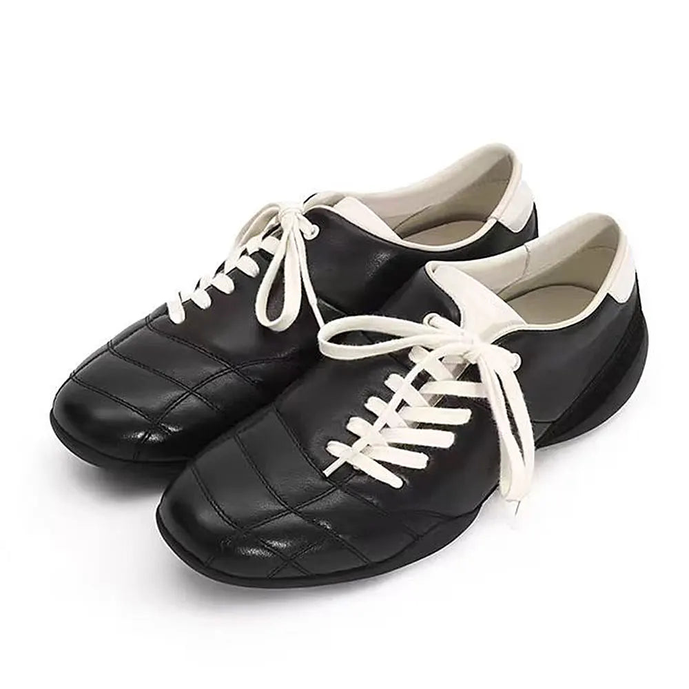 Black Casual Football Sneakers