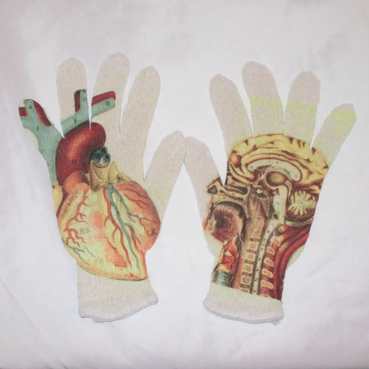 Virgin Mary Knitted Gloves