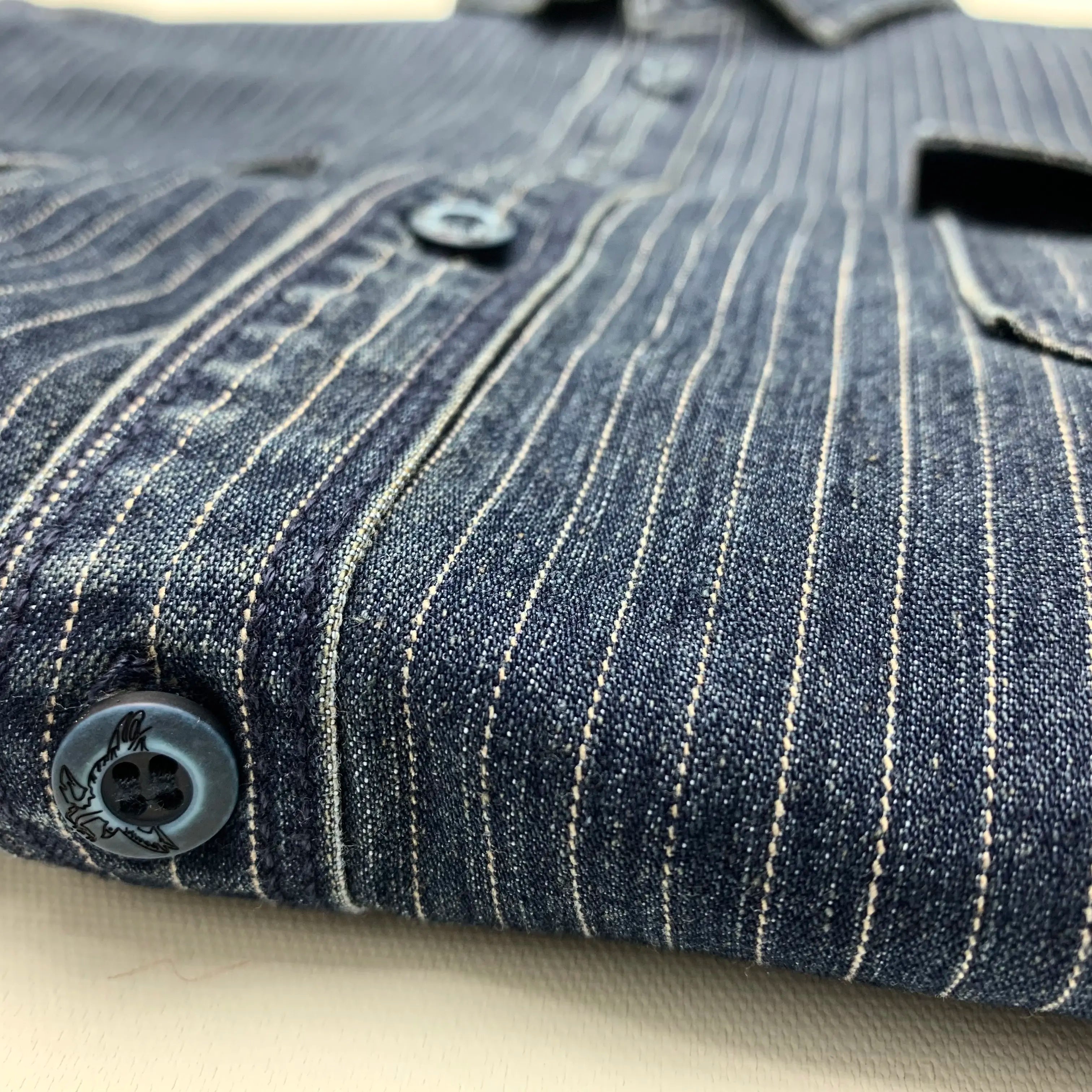Japanese Denim Heavyweight Pure Cotton Work Shirt
