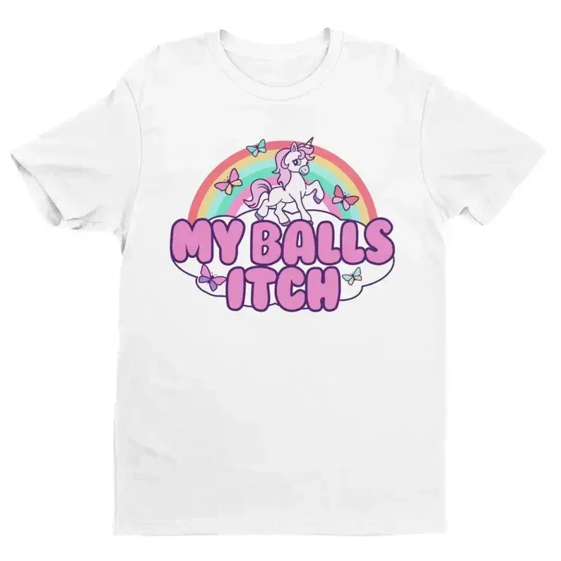 My Balls Itch Unicorn Tee