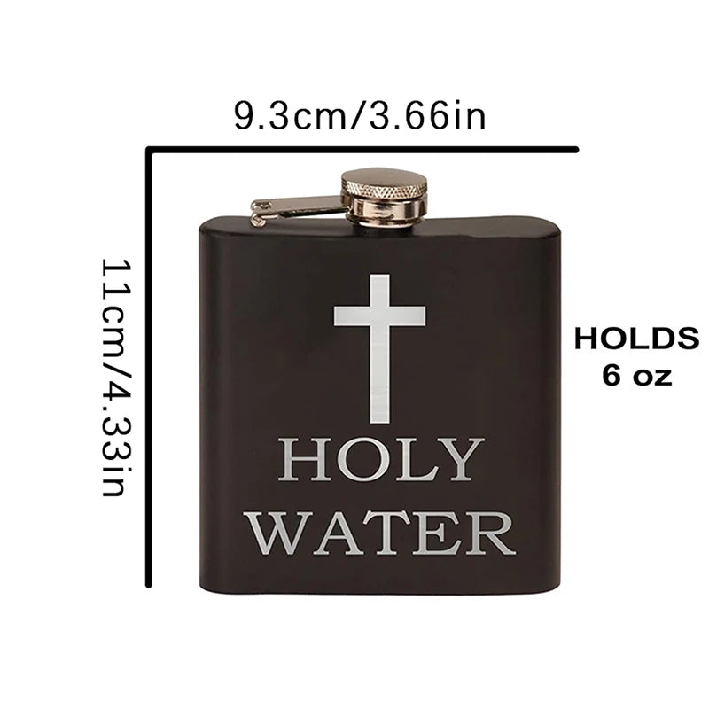 Holy Water Stainless Steel Hip Flask