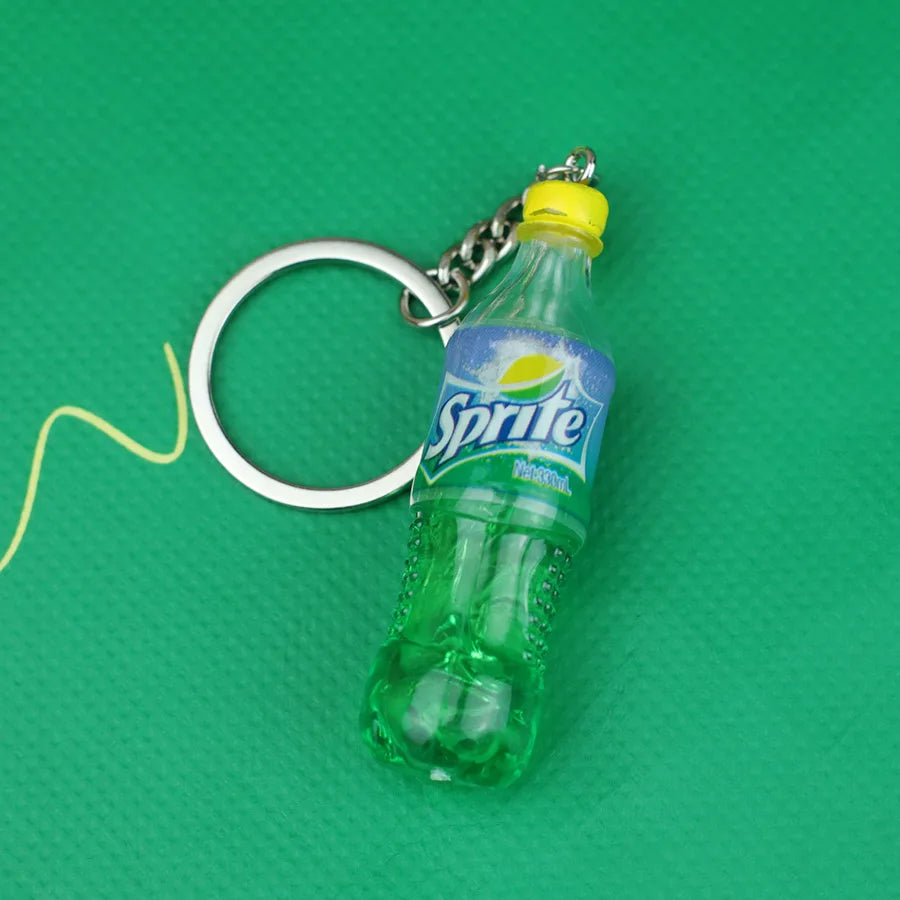 Coke Sprite Fanta Keychain