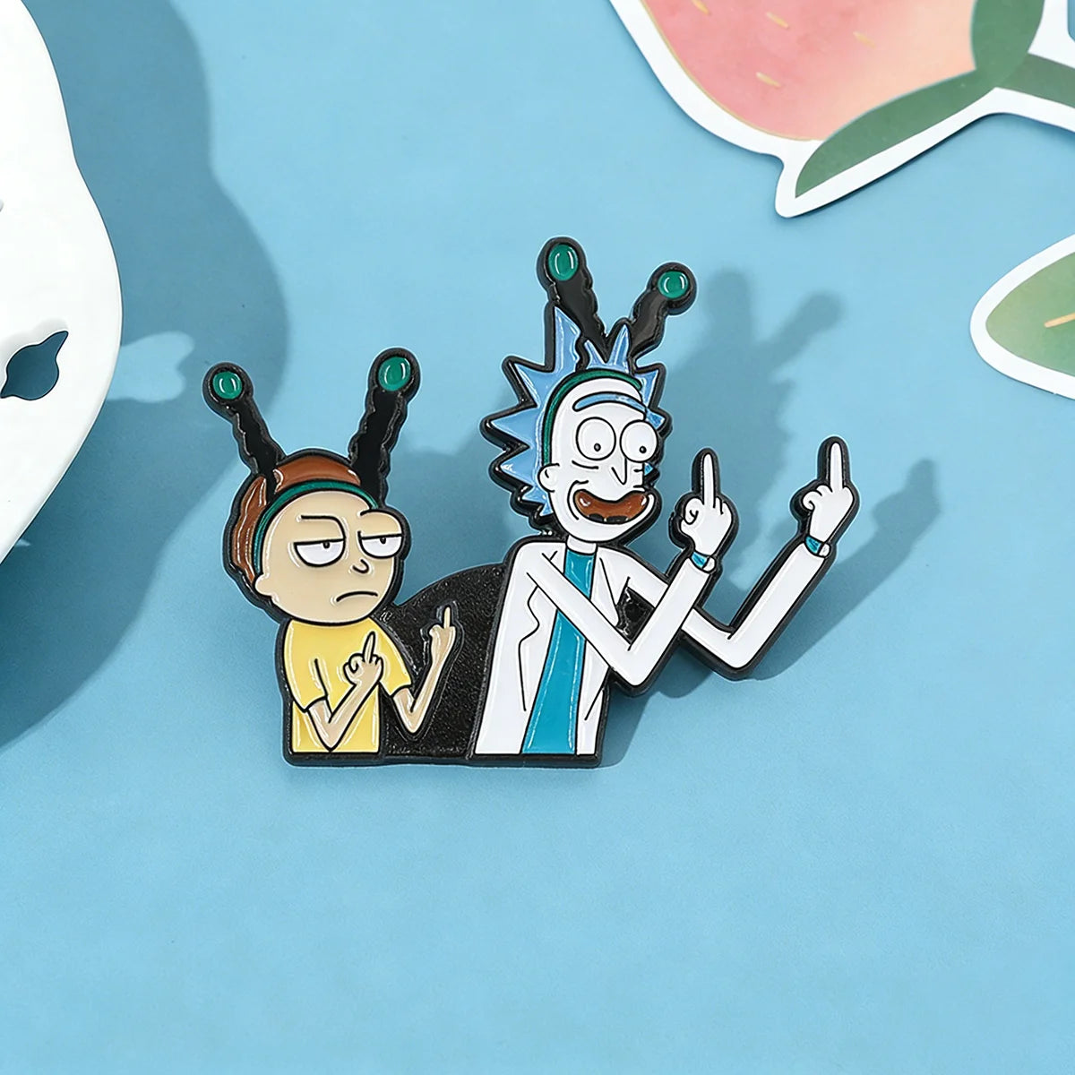 Rick and Morty Enamel Pin