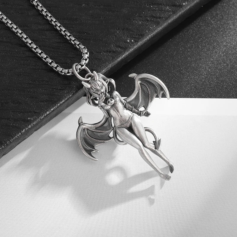 Sexy Devil Girl Necklace