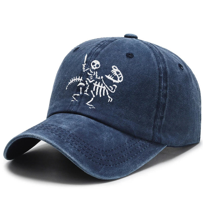Skeleton Knight And Dragon Cap