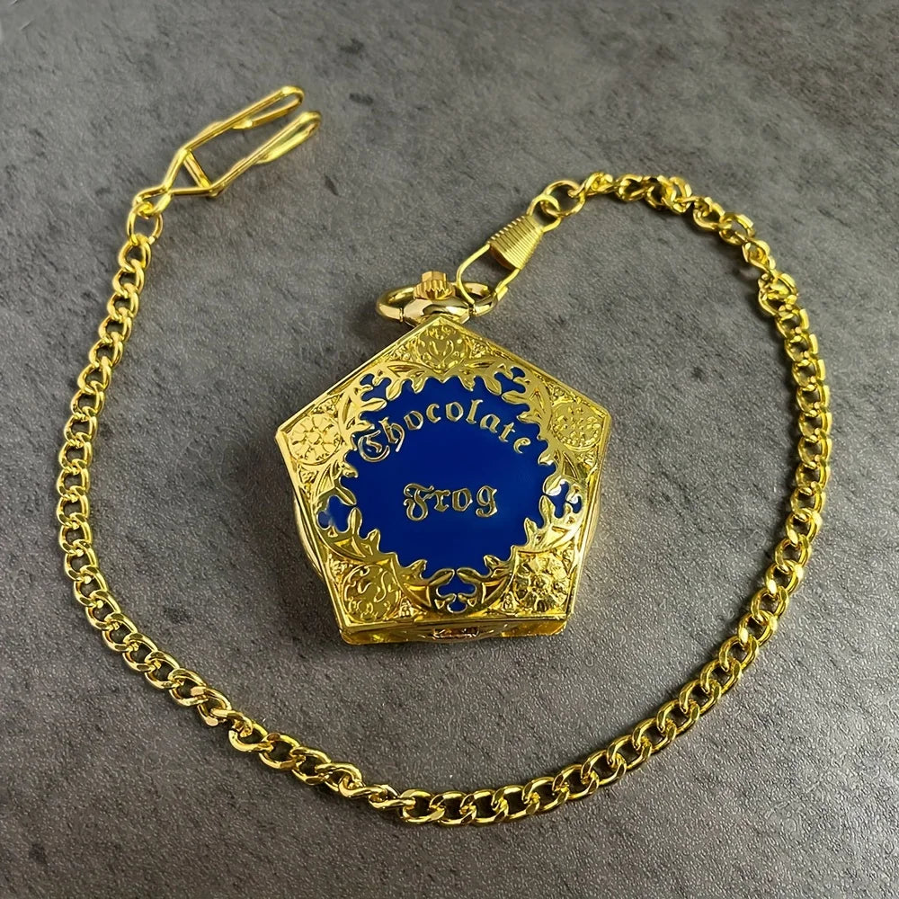Chocolate Frog Quartz Pocket Watch