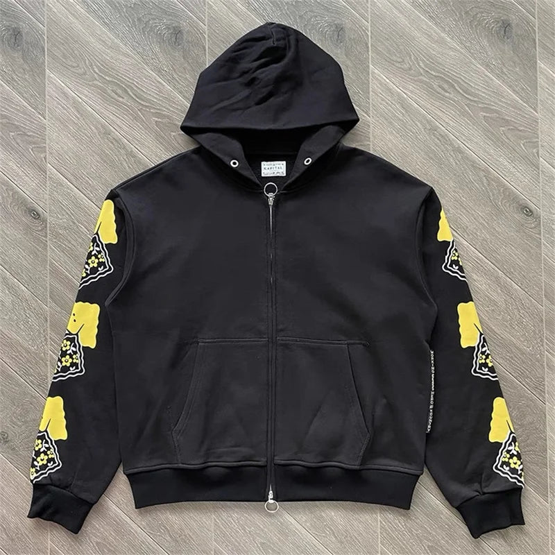 Kapital Kountry Casual Zipper Hoodie