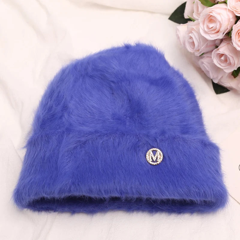 Rabbit Fur Beanies