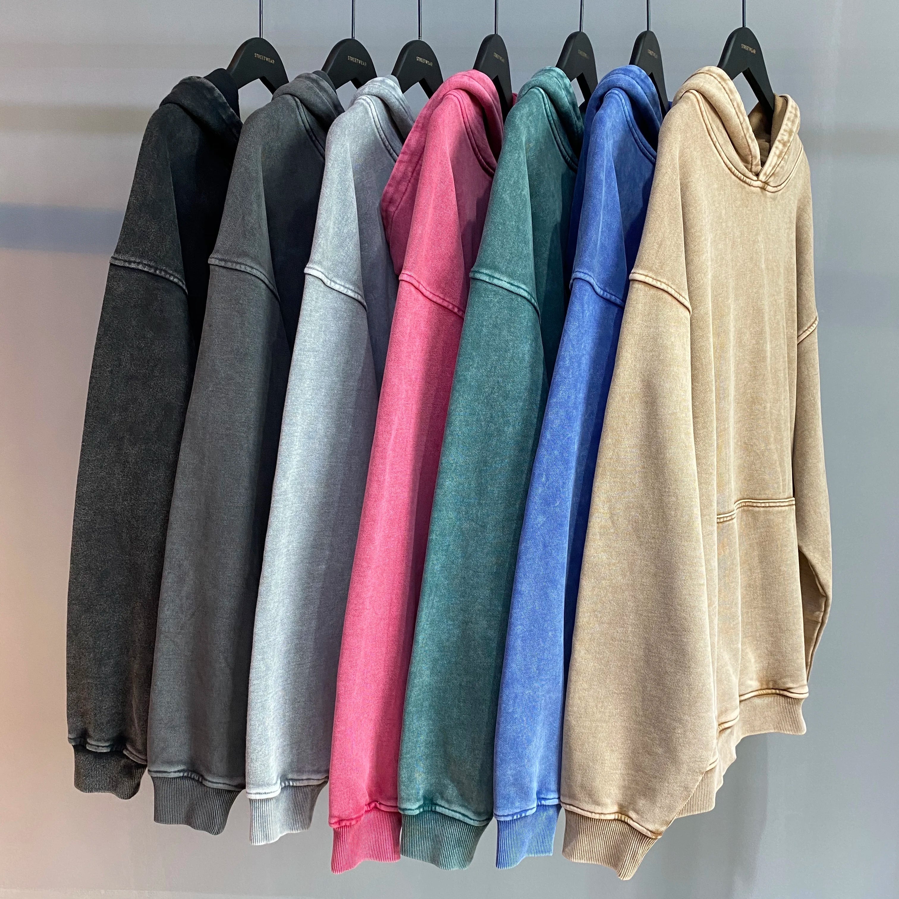 Acid Wash Cotton Pull Over