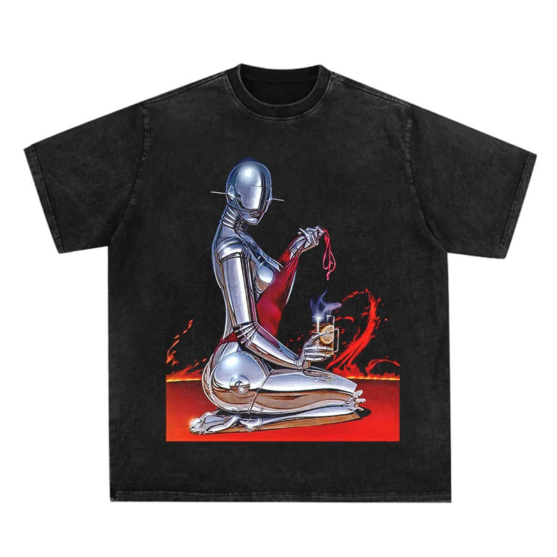 Hajime Sorayama Reclining Female Oversized Tee