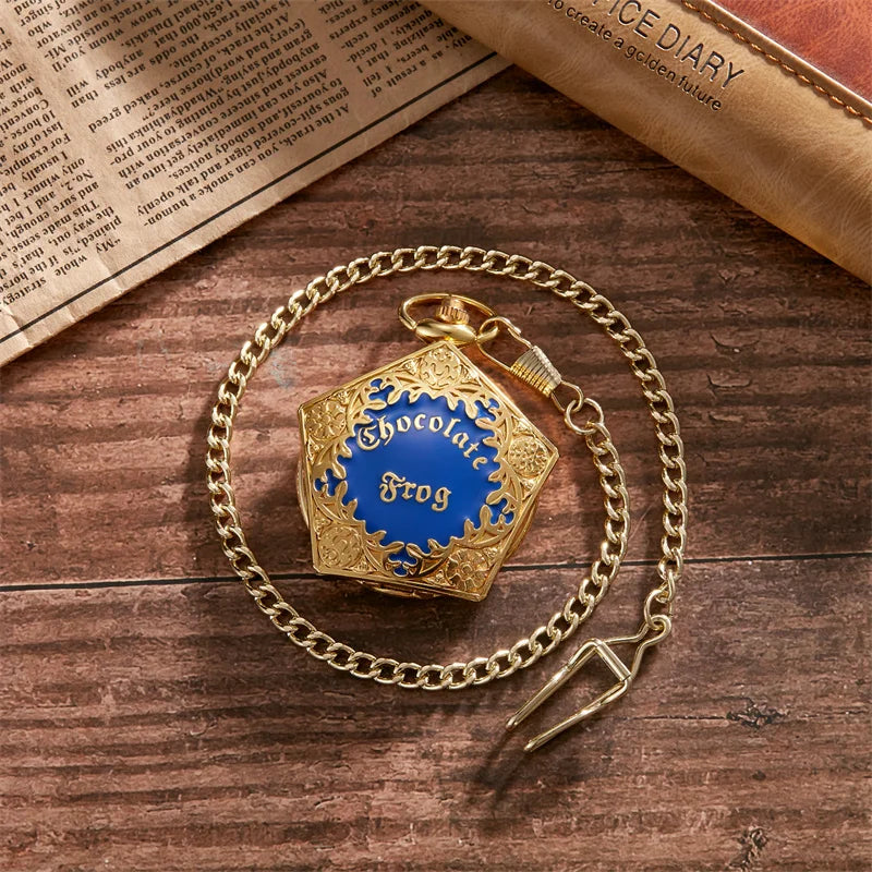 Chocolate Frog Quartz Pocket Watch