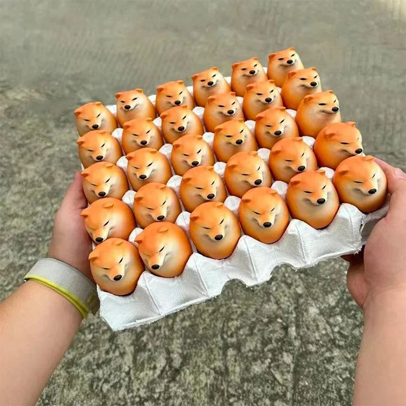 Shiba Inu Realistic Egg Replica