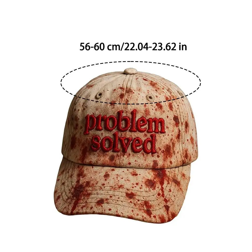 PROBLEM SOLVED Embroidery Bloody Hat