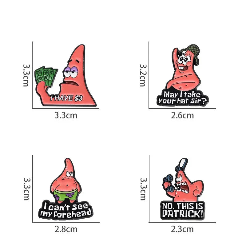 SpongeBob Patrick Pins