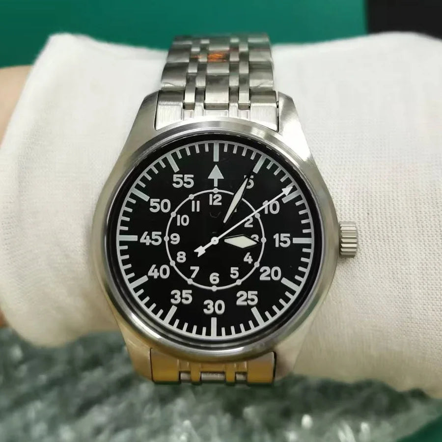 Stainless Steel Vintage Pilot watch