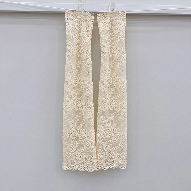 Ice Silk Lace Arm Sleeve