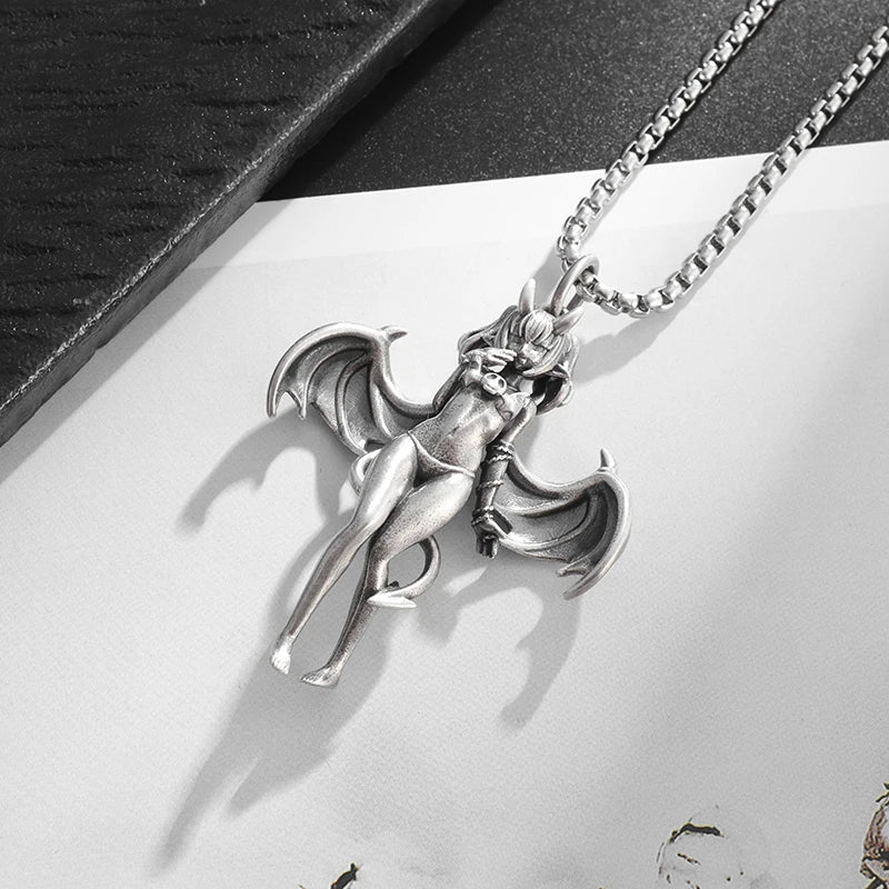 Sexy Devil Girl Necklace