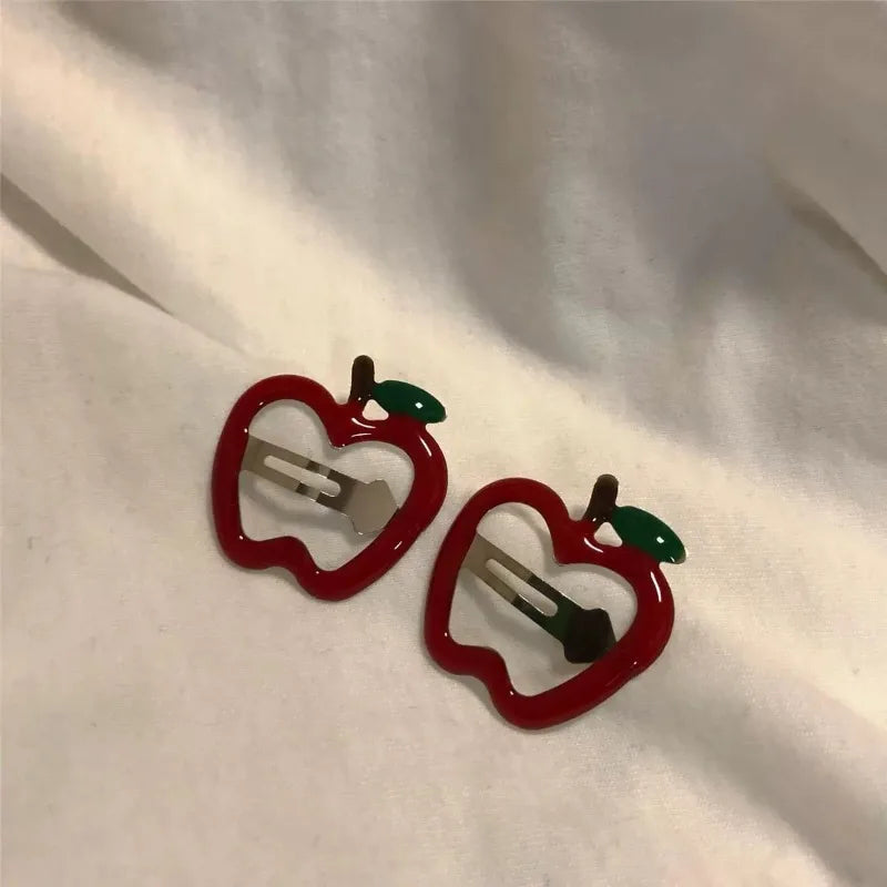 Hollow Apple Hair Clip