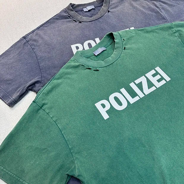 Heavy Cotton Polizei Shirt