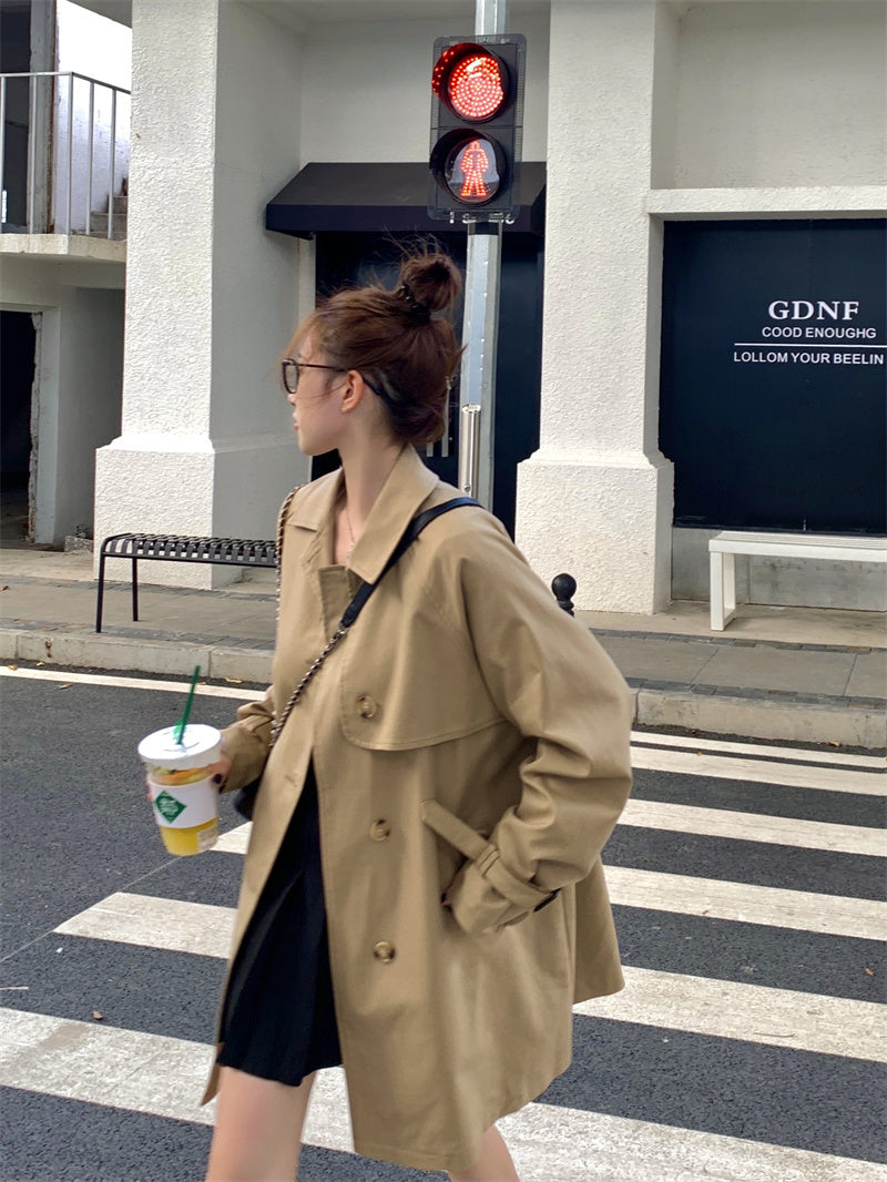 Safari Khaki Trench Coat