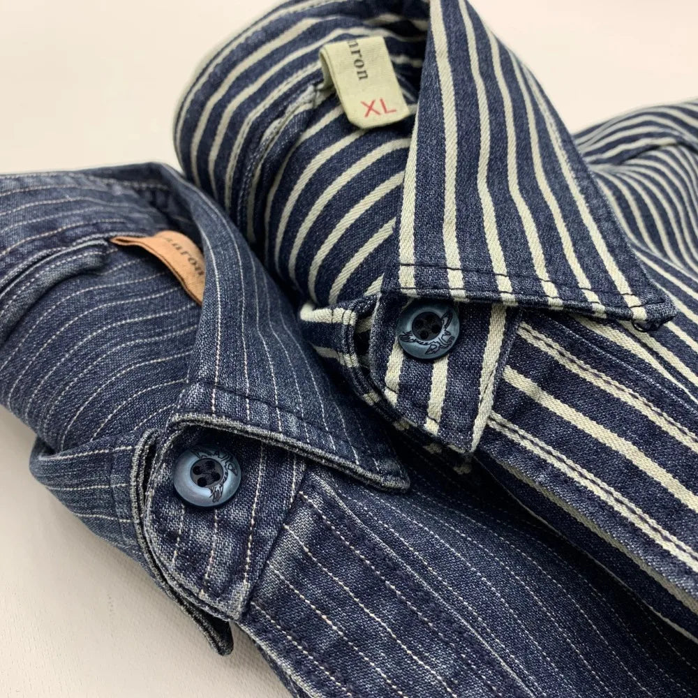 Japanese Denim Heavyweight Pure Cotton Work Shirt