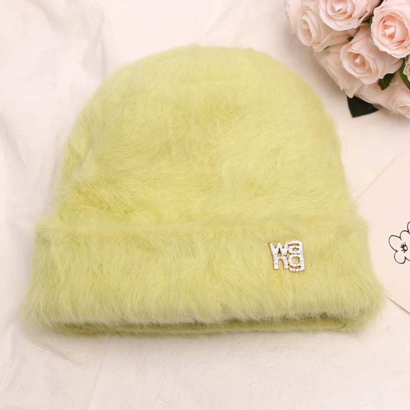 Rabbit Fur Beanies