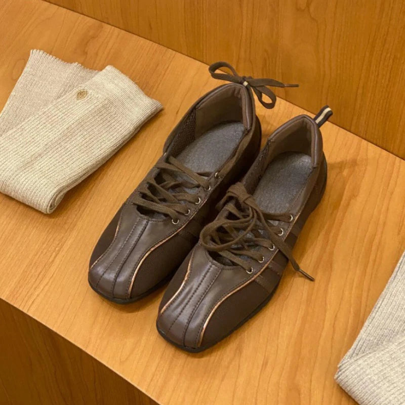 Leather City Ballet Flats