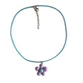 Monochrome Flower Necklace