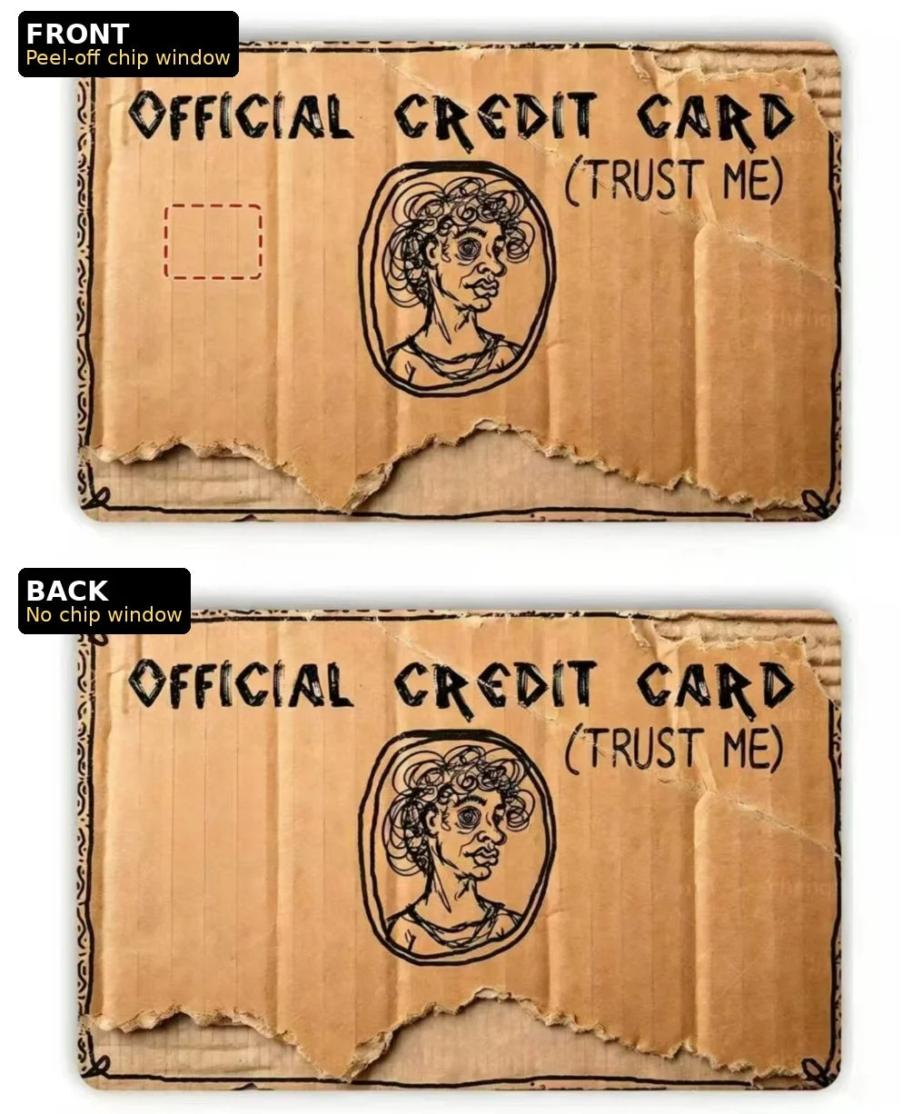 Cardboard Credit Card Skin