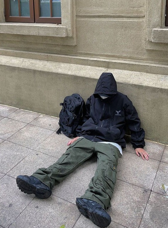 Loose Multi Pocket Cargo Trousers