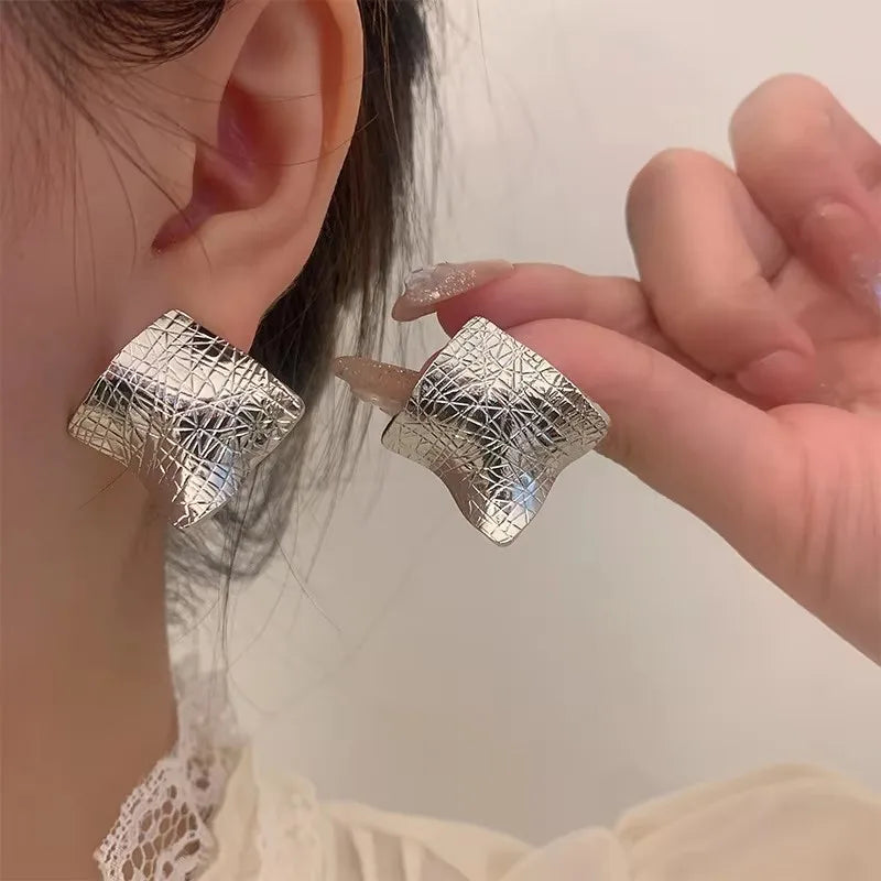 925 Sterling Silver Star Moon Earrings