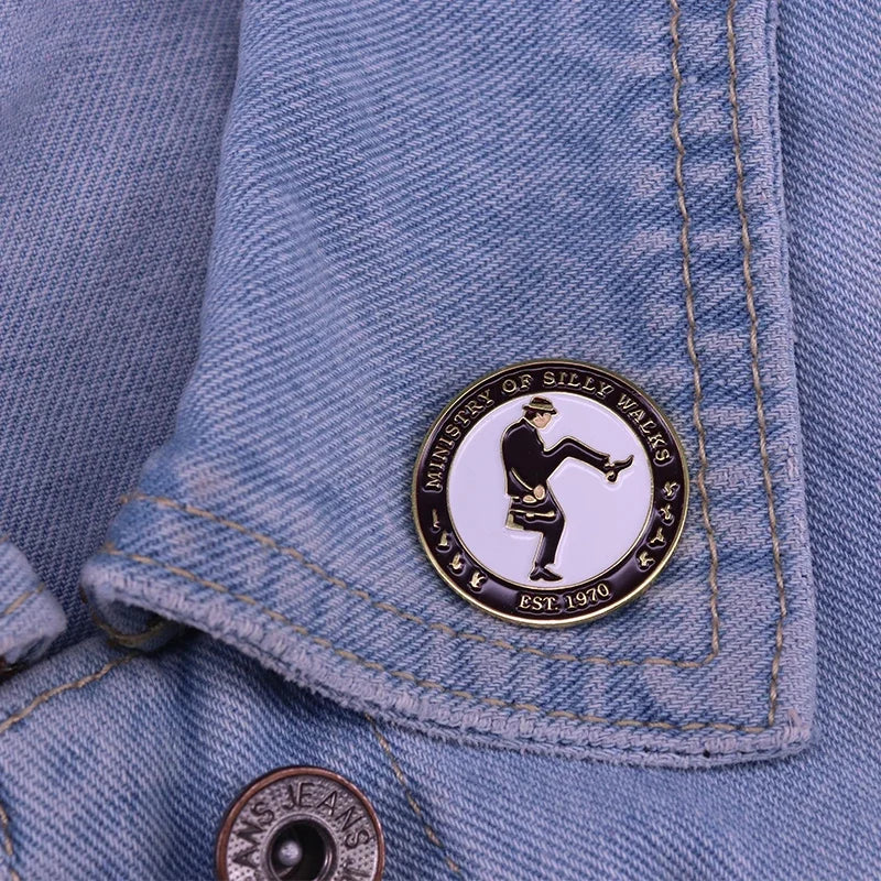 Ministry Of Silly Walks Enamel Pin