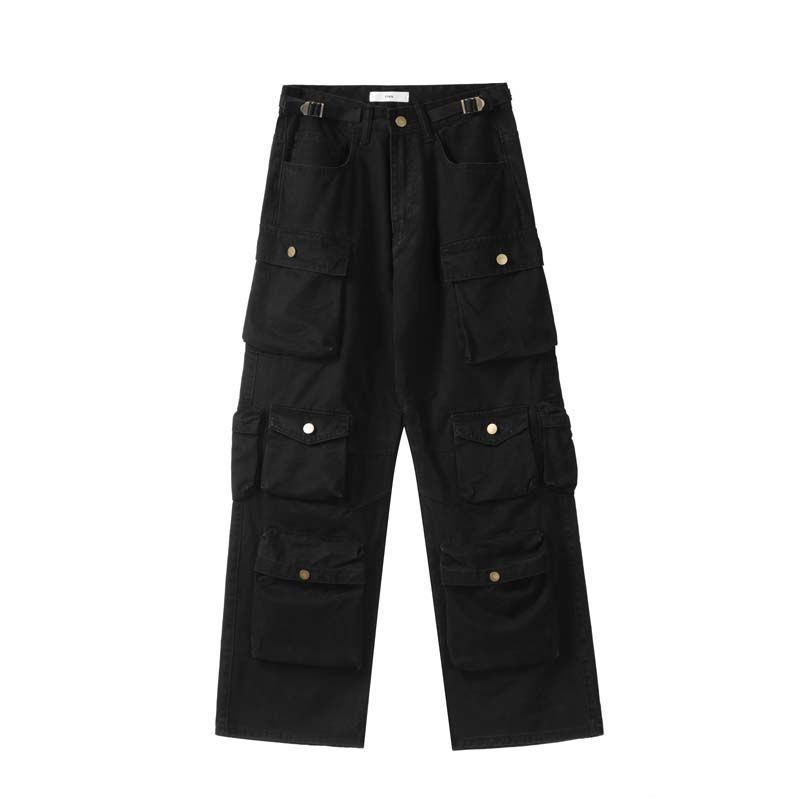Loose Multi Pocket Cargo Trousers