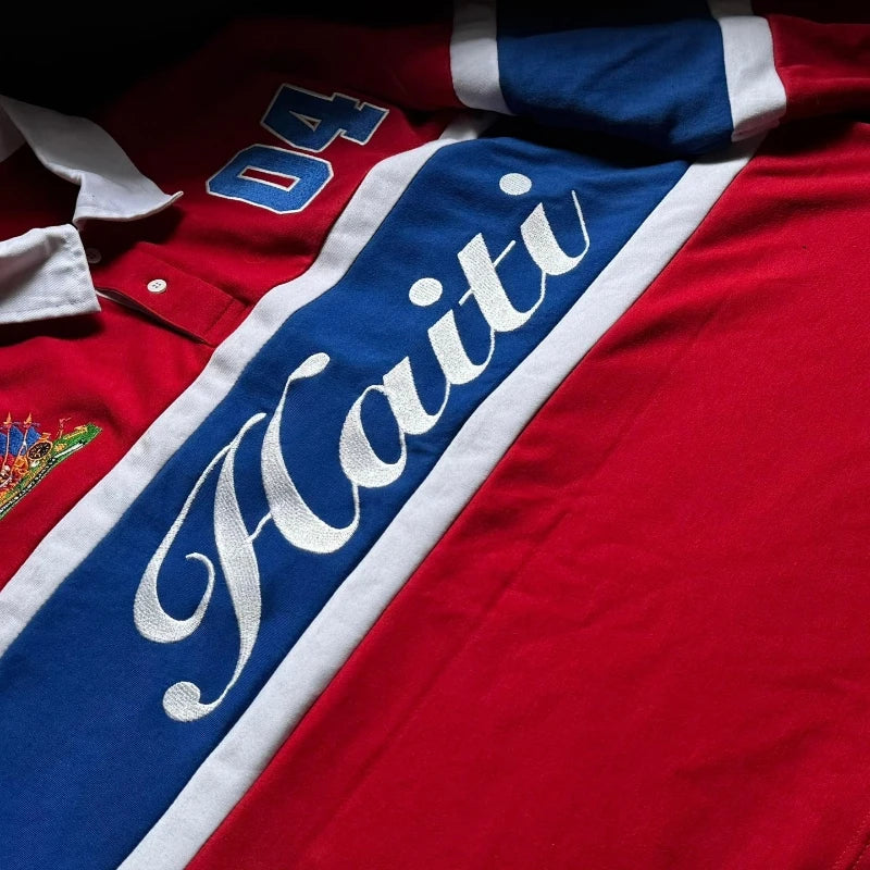 Haiti Embroidered Polo Shirt