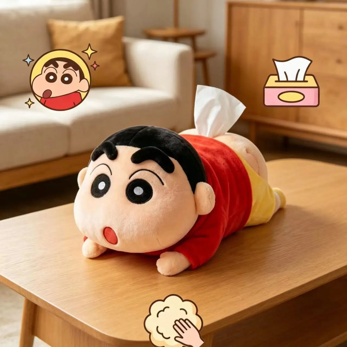 Shin Chan Butt Tissue Box