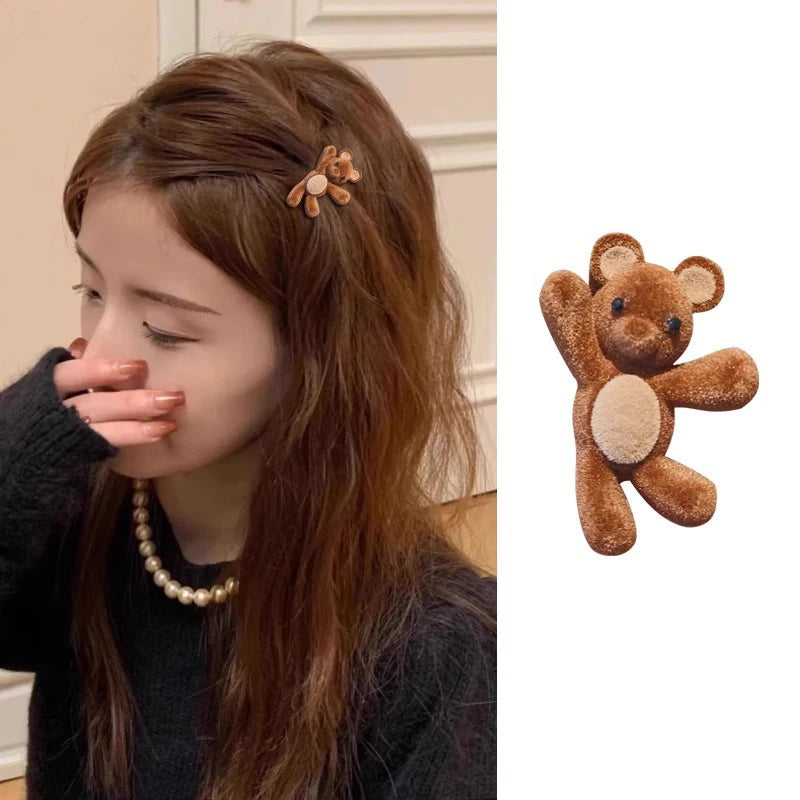 Teddy Bear Hair Clips