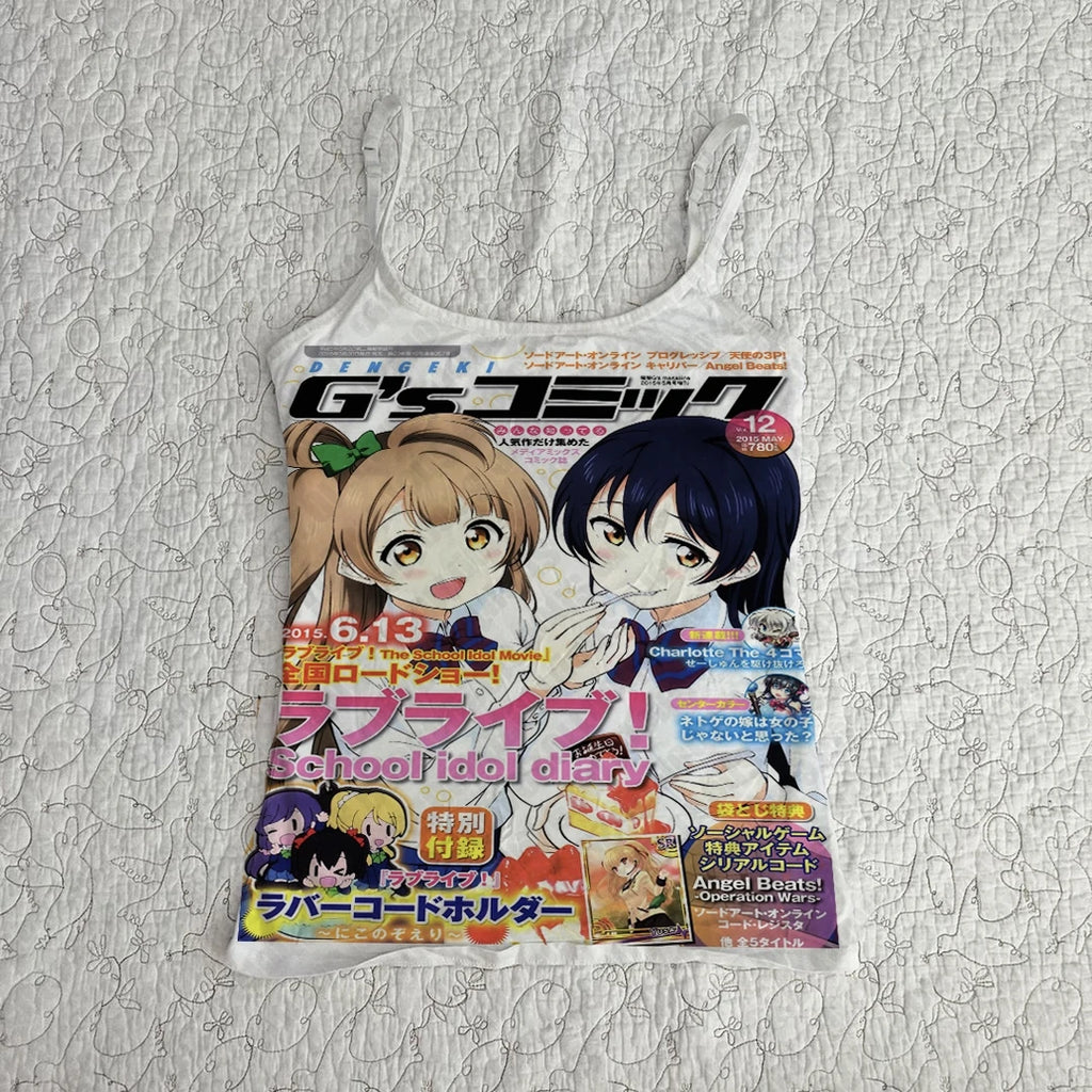 School Idol Slim Tank Top
