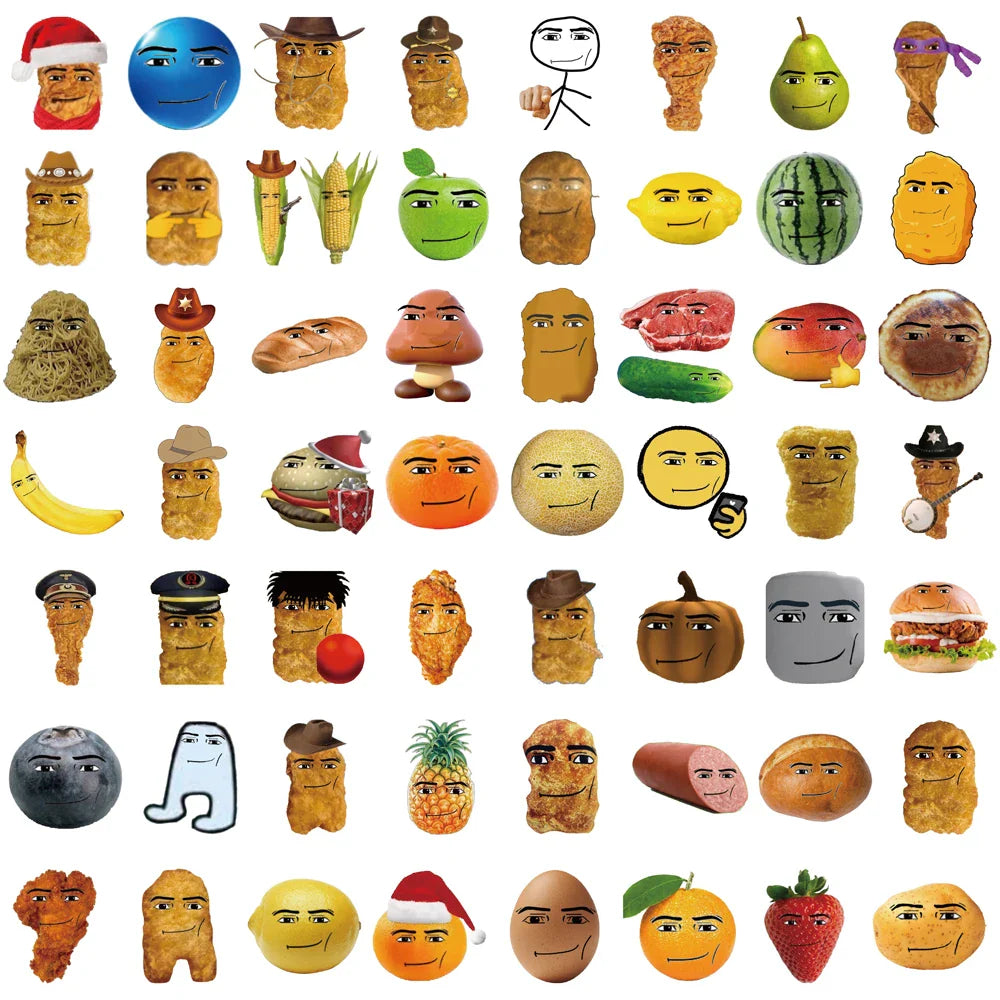 58PCS Robloxs Face Sticker Set