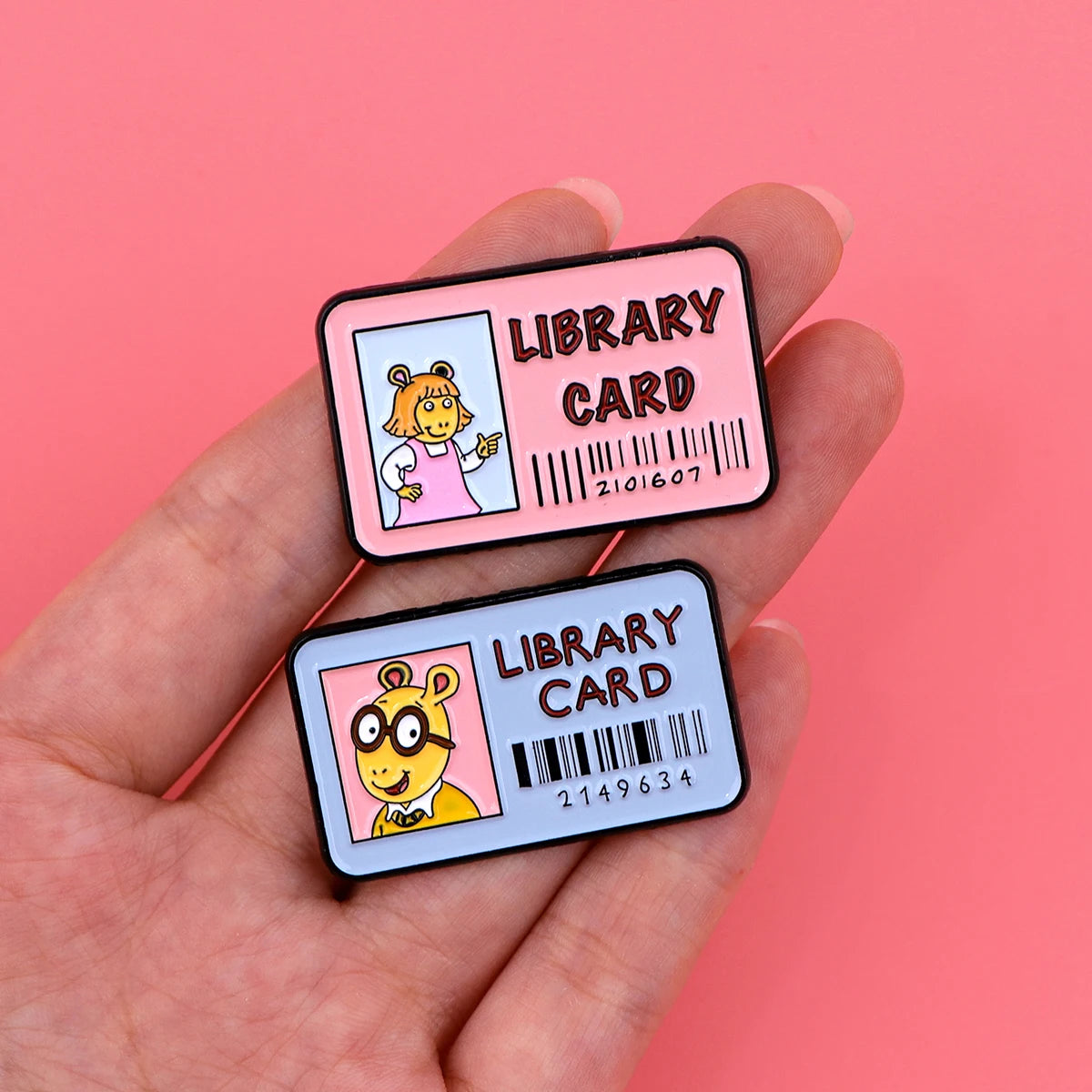 Library Card Pin