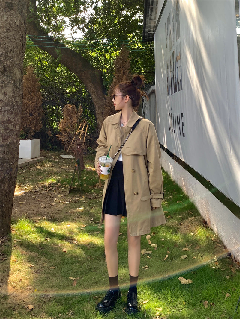 Safari Khaki Trench Coat