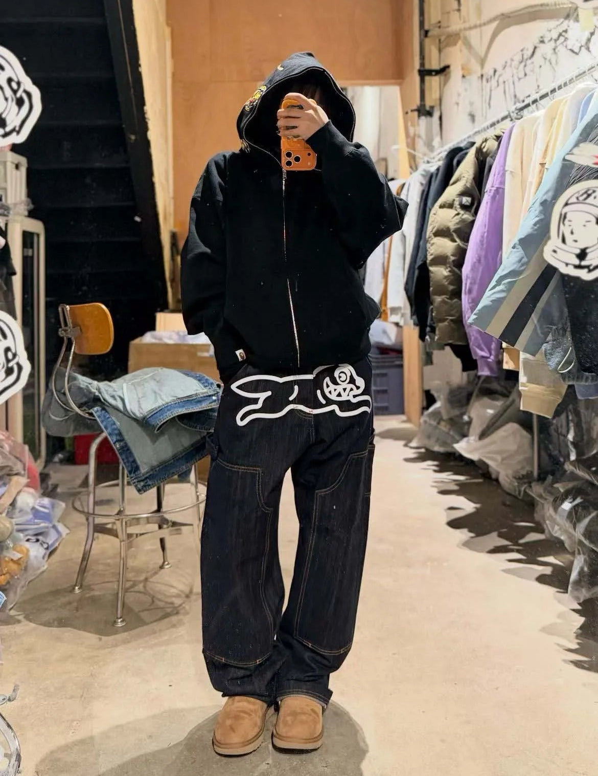 Ice Cream Selvedge Carpenter Jeans