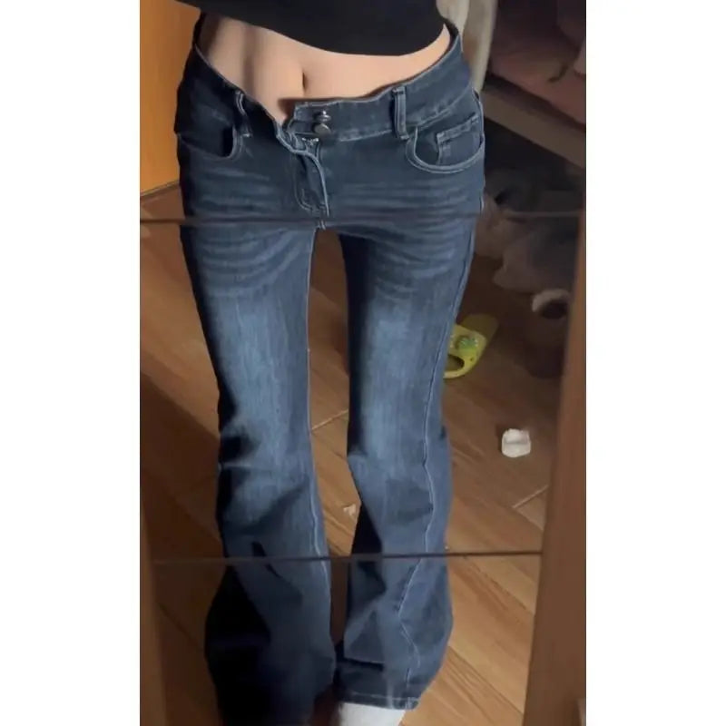 High Waist Flared Jeans