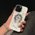 Chrome Cross Emblem iPhone Case