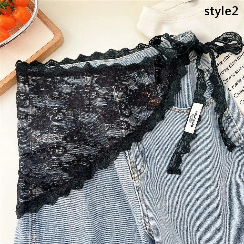 Stacked Lace Half Skirt