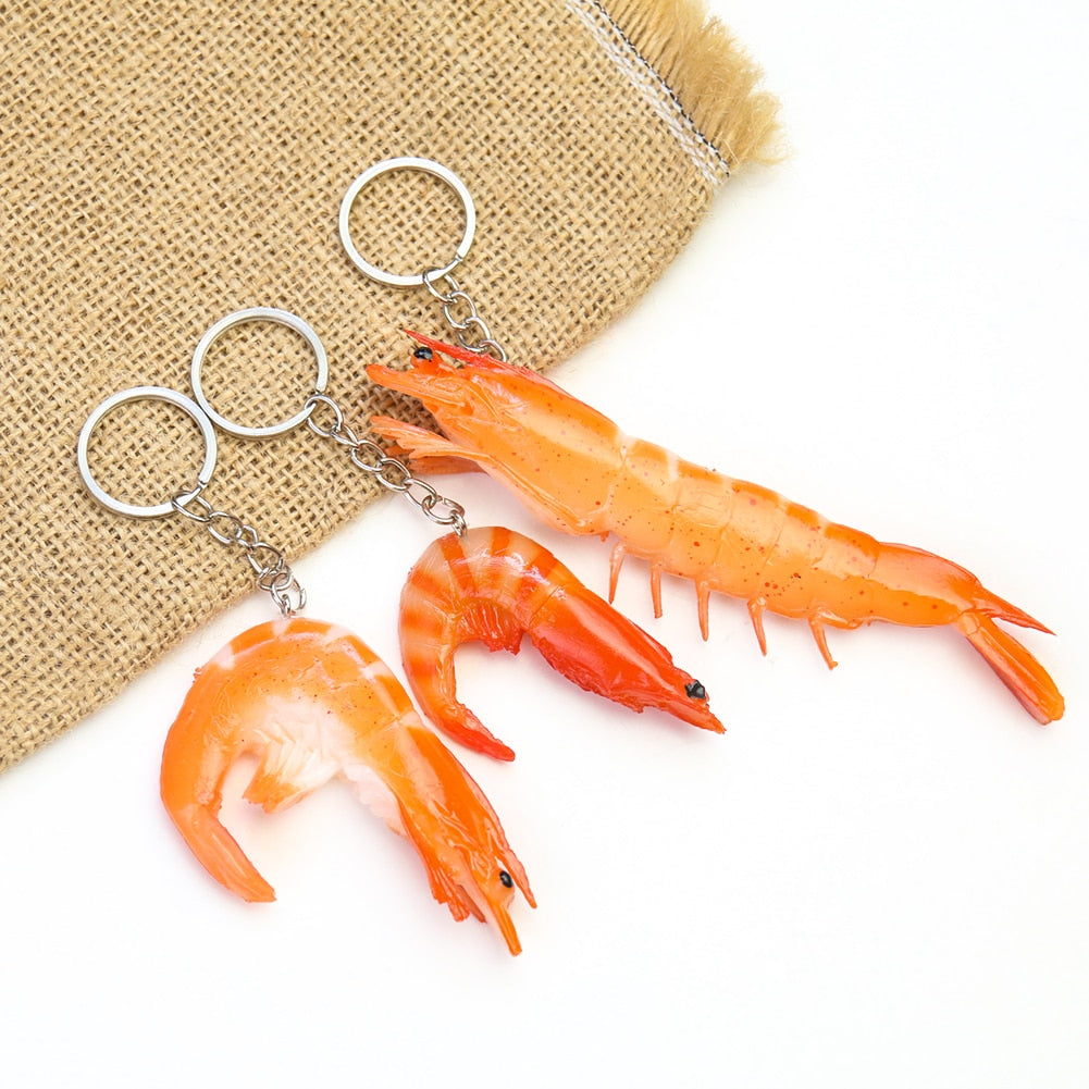 Shrimp Keychain & Pendant