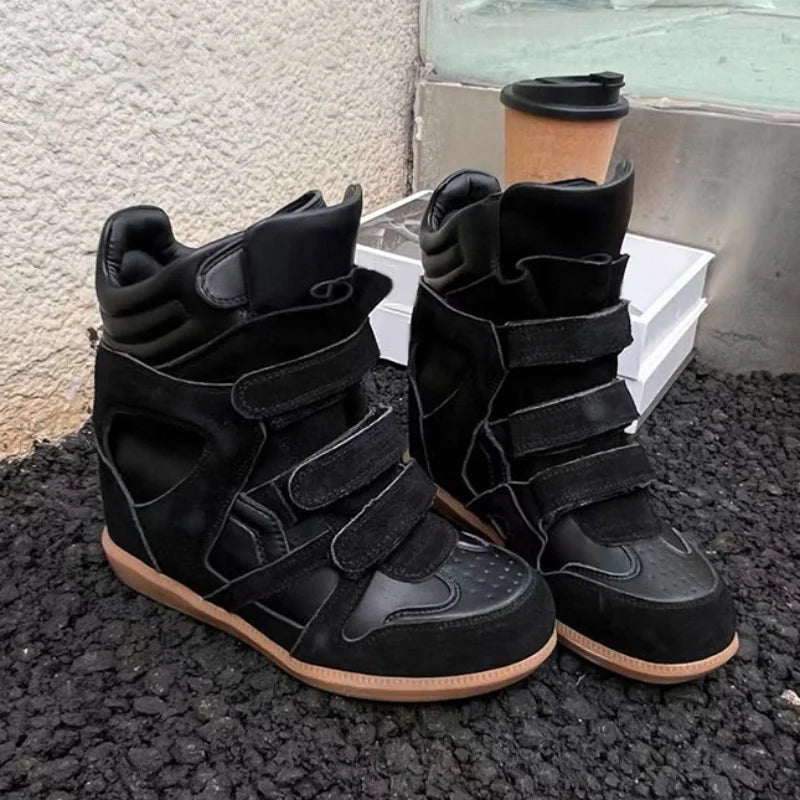 Thick-soled Marant Wedge Sneakers