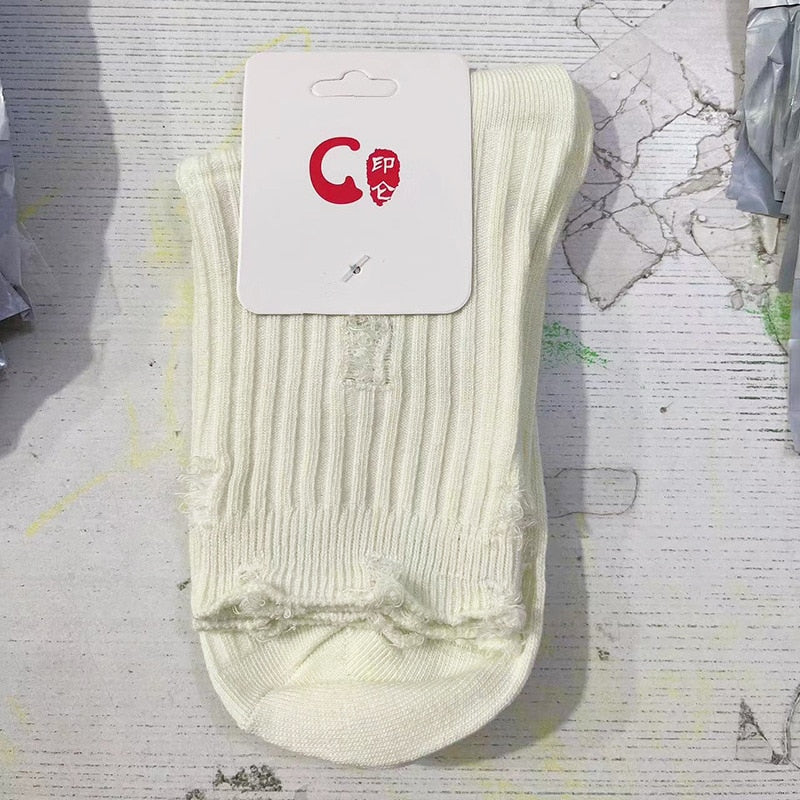 Distressed Hobo Socks