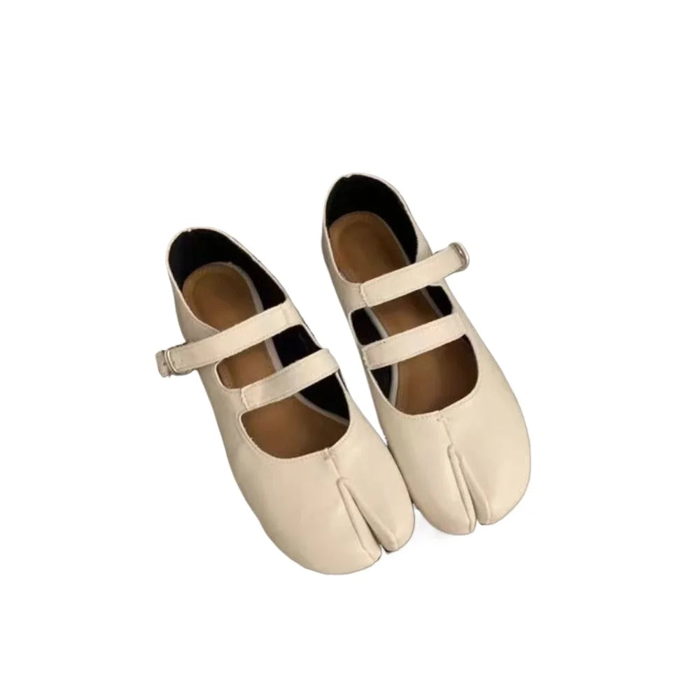 Mary Janes Tabi Flat Soft Shoes (JPY Quality)